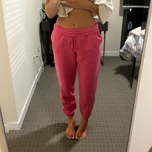 PINK ZARA JOGGER SWEATPANTS